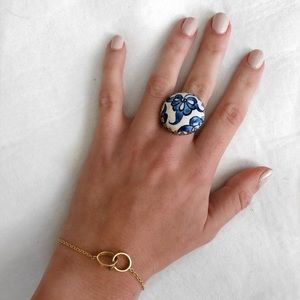 Vintage Turkish Tile Ring